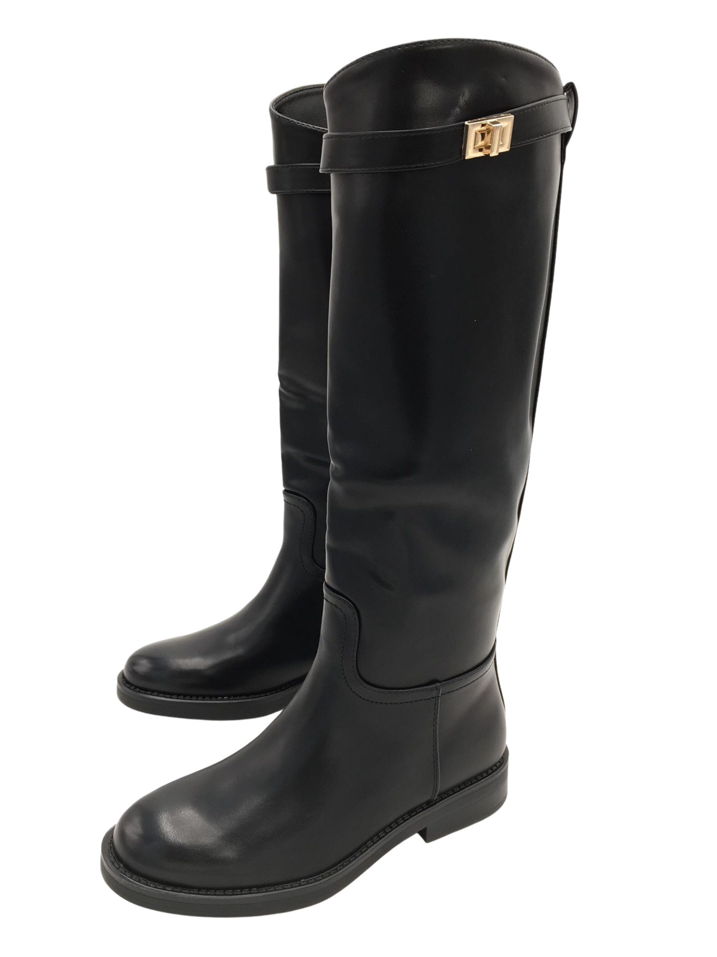 Monique Schwarz Stiefel