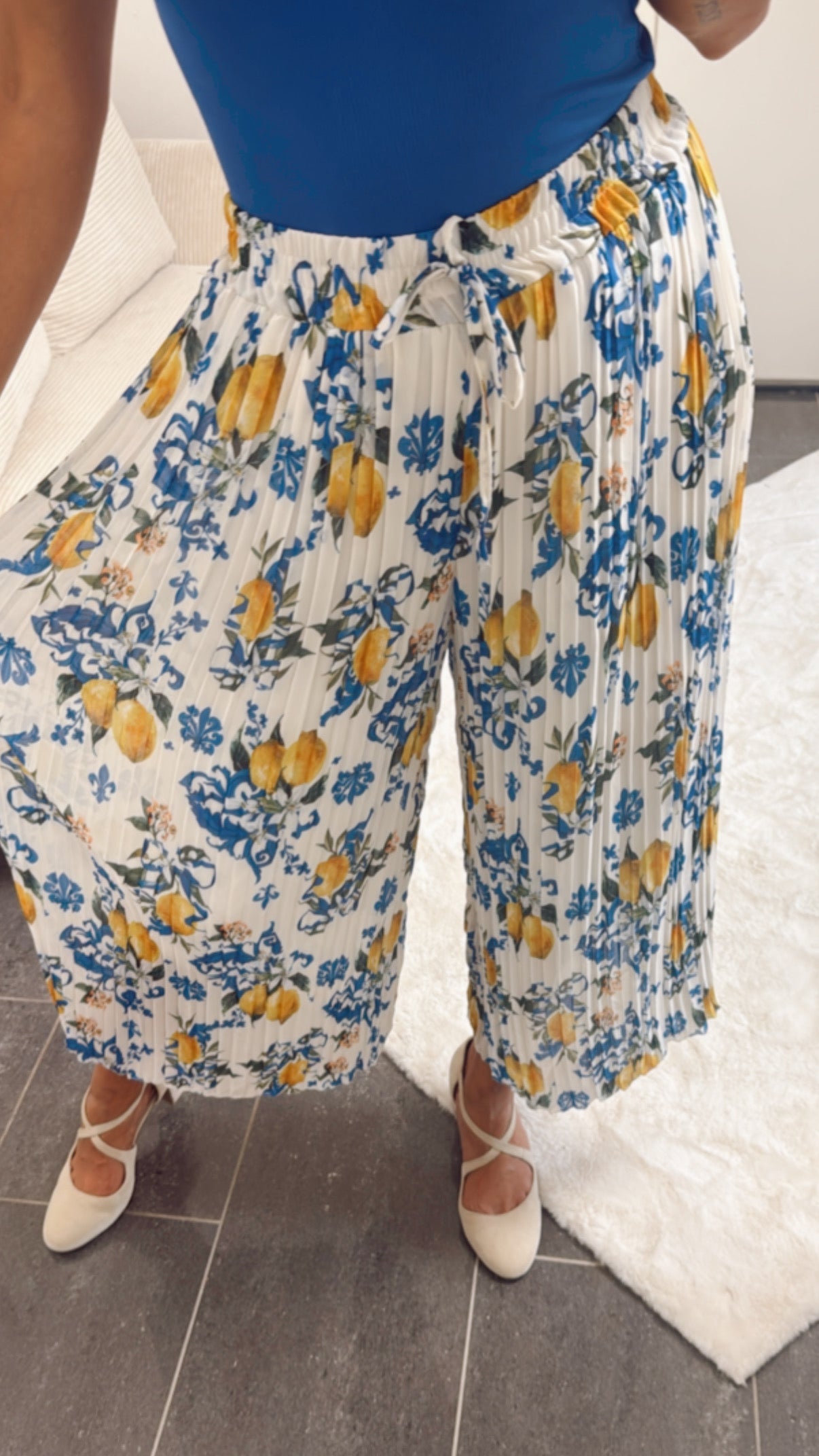 Plissee-Hose "Citrus" – Frische Farben für Ihren Sommer
