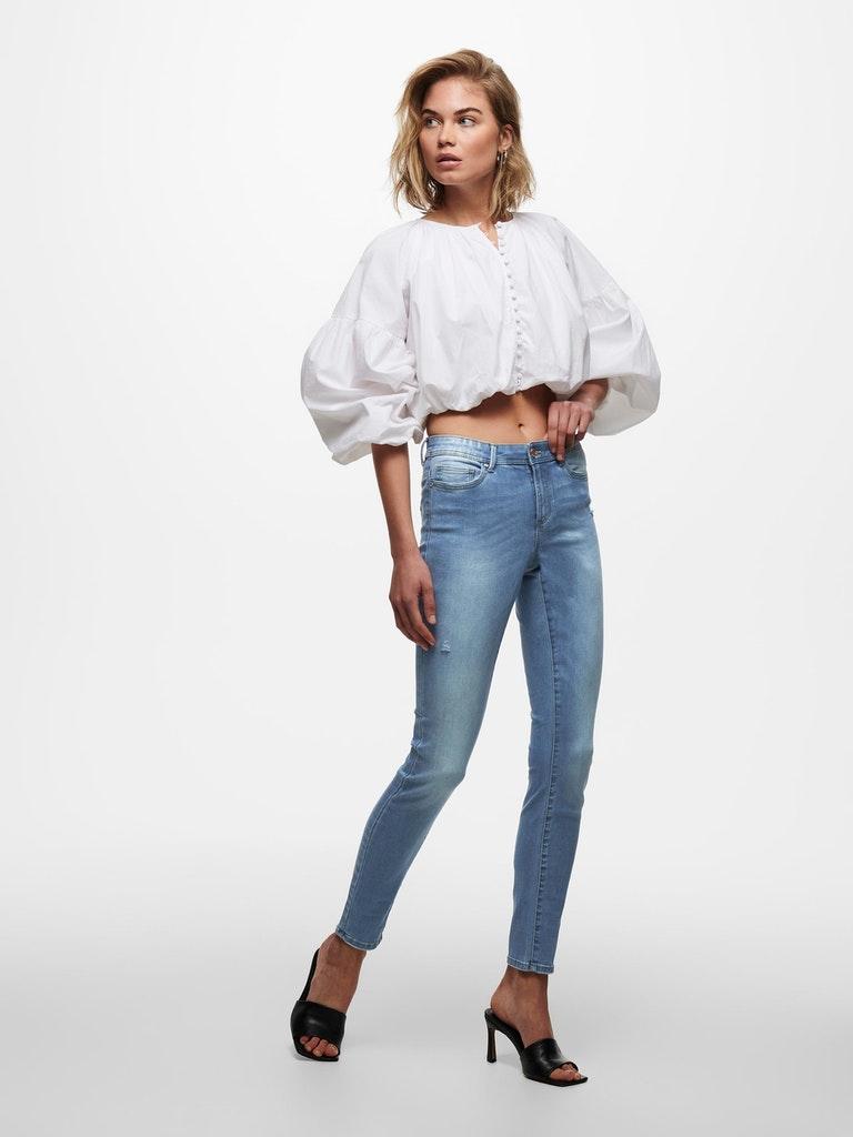 ONLY Damen Jeans ONLWAUW MID SK DEST BJ759 NOOS