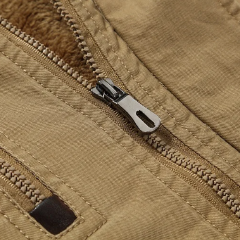 Elegante Gefütterte Baumwoll-Winterjacke