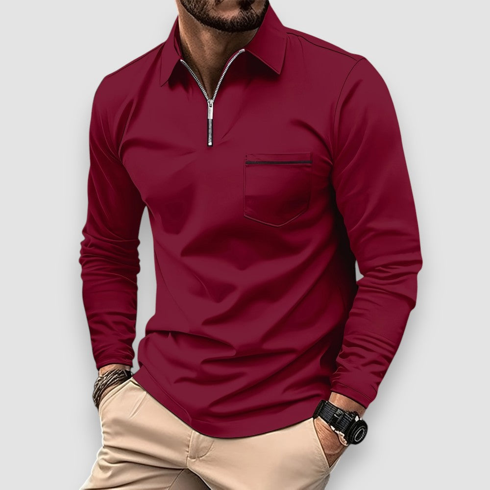 Ralph | Langarm Herren Polo-Shirt