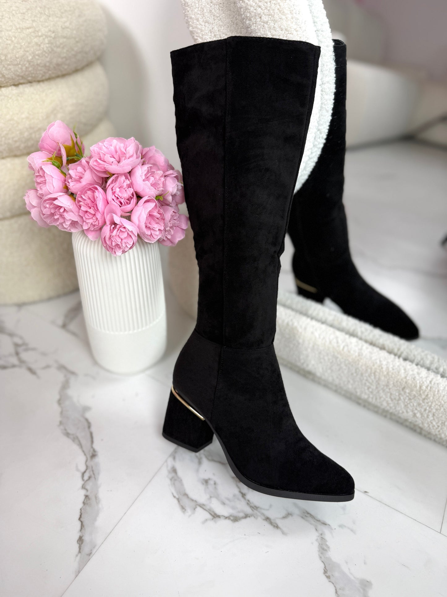 Farza Schwarz Stiefel