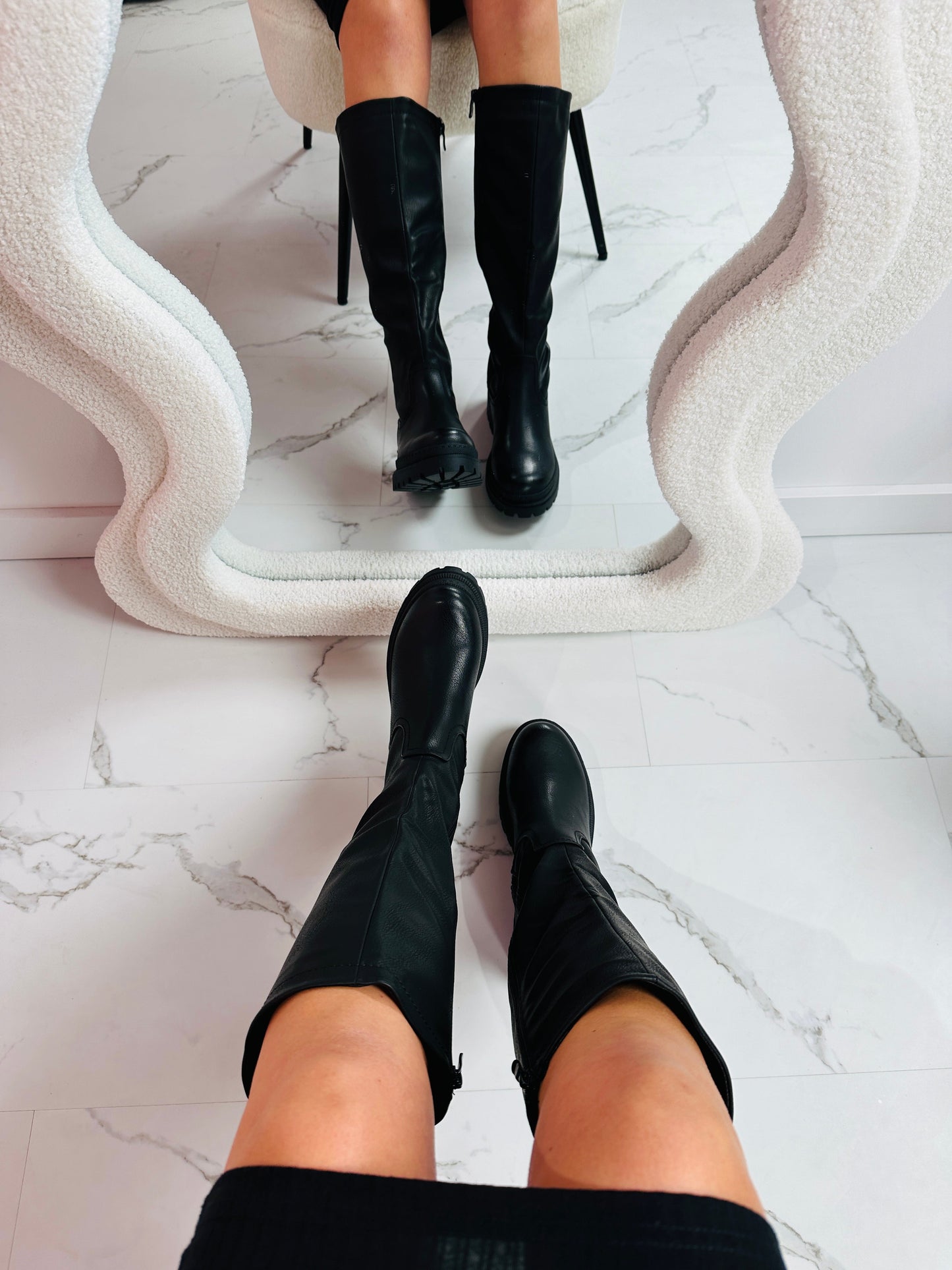 Anetta Schwarz Stiefel