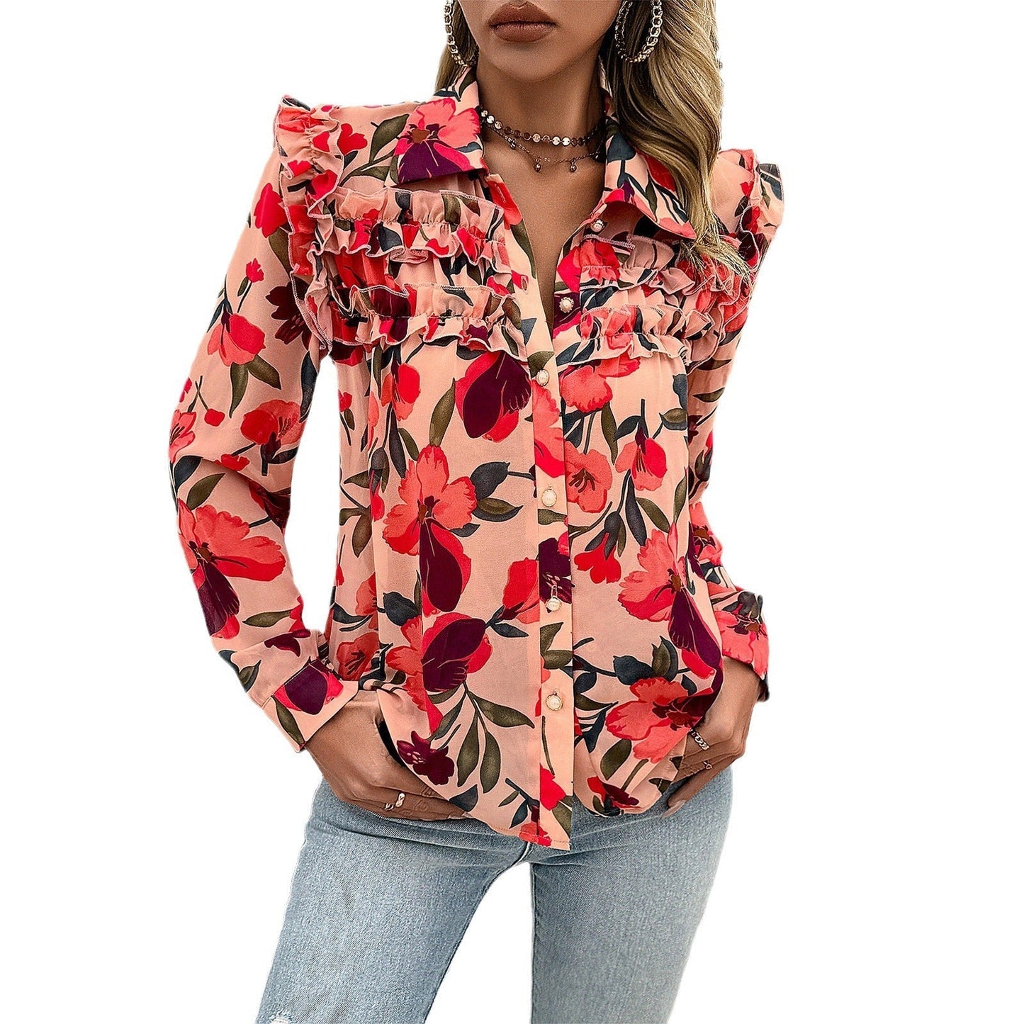 Sammy | Damen-Mode-Langarm-Shirt