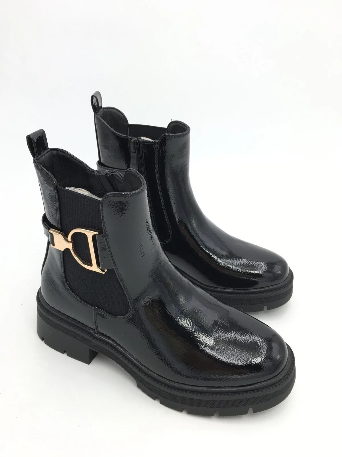 Schwarze Ankle Boots Elegant