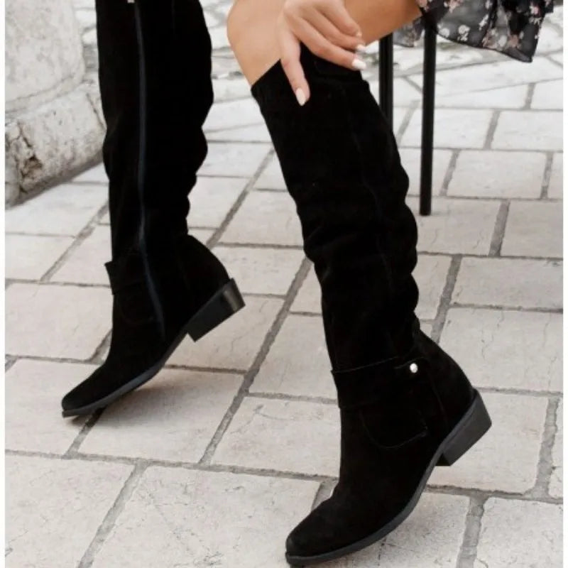 Cleo - Luxus Leder Damenstiefel