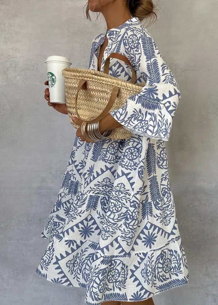 IDALINA I MODISCHES DRUCKKLEID