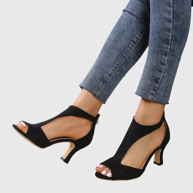 Delfina Orthopädische Absätze – Feminine Damen-Schuhe mit Blumendetail