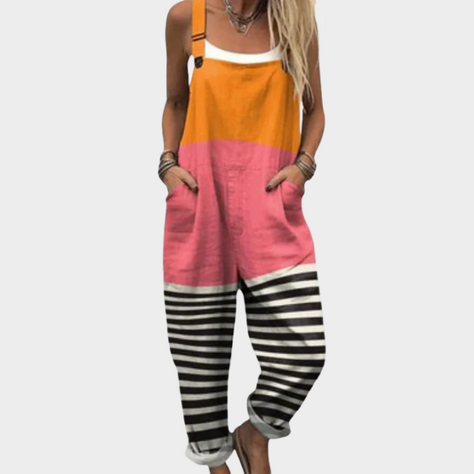 Bequeme Bedruckte Latzhose