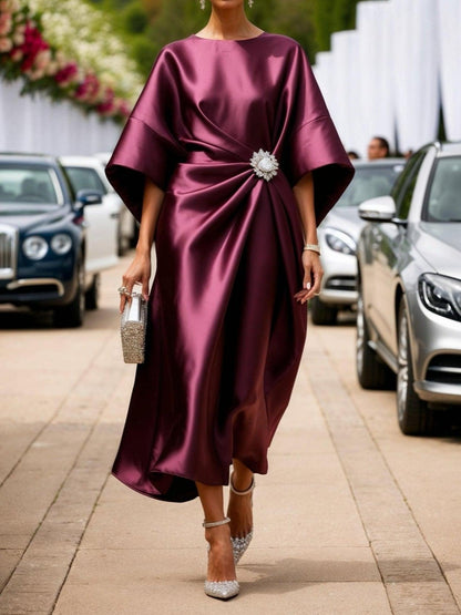 Elegantes Satin-Kleid – Luxuriöser Glanz | Salzburg Mode