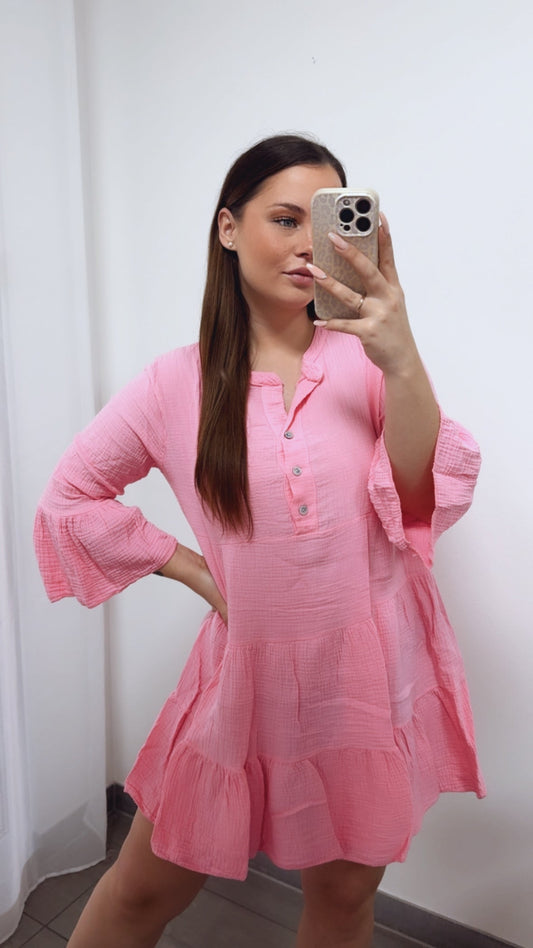 Musselin Kleid & Tunika in Soft Pink – Feminine Eleganz | MUSSELIN LIEBE