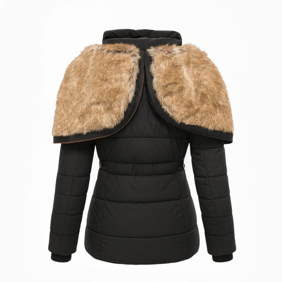 Anna™ Wintermantel Damen mit Fellkapuze - Warmer Gefütterter Parka
