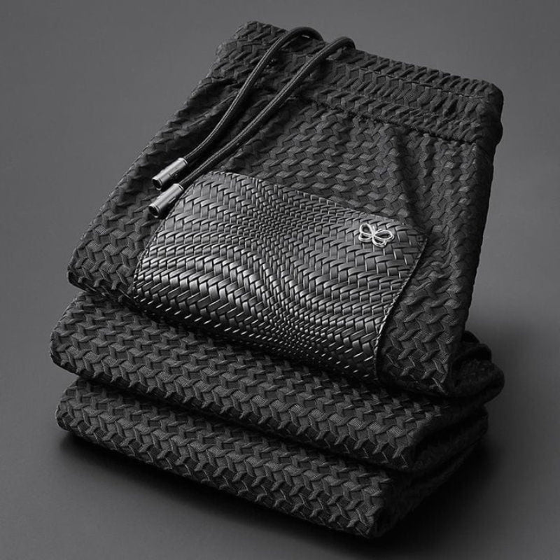 Jacquard Lounge-Set – Texturiertes Herren-Freizeitset mit Raffinesse