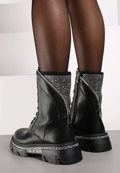 Schwarze Ankle Boots Aktion