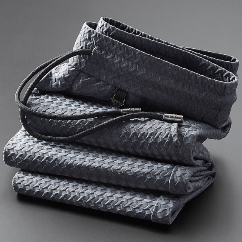 Jacquard Lounge-Set – Texturiertes Herren-Freizeitset mit Raffinesse