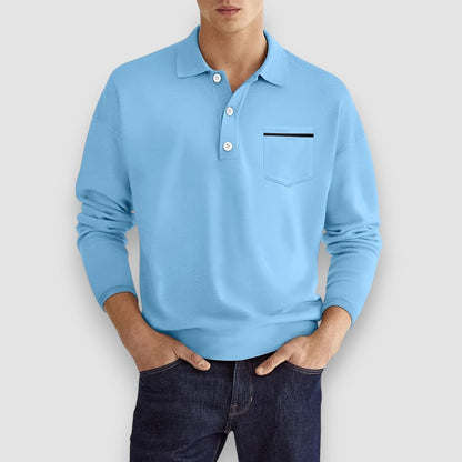 Cardi | Langarm Herren Polo-Shirt