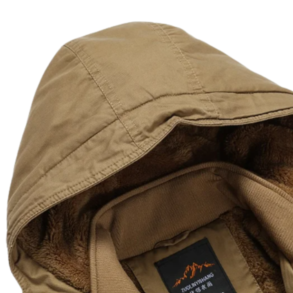 Elegante Gefütterte Baumwoll-Winterjacke