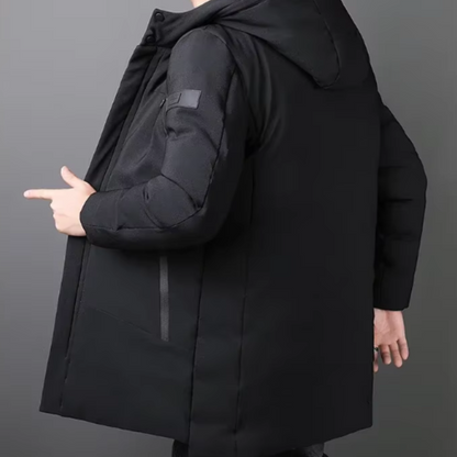 Elegante Lange Herren-Jacke