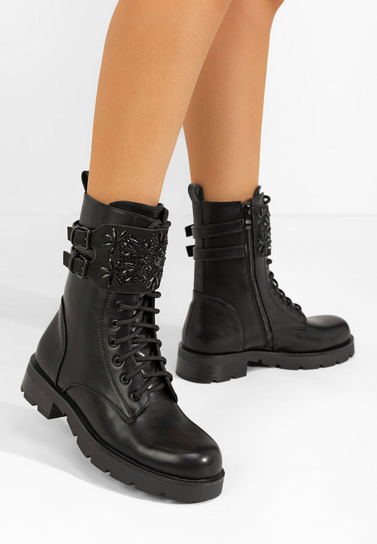 Schwarze Ankle Boots Modern