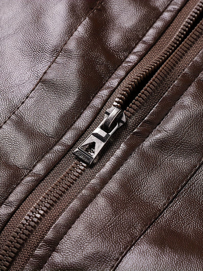 Arden™ - L'Iconique Gefütterte Lederjacke