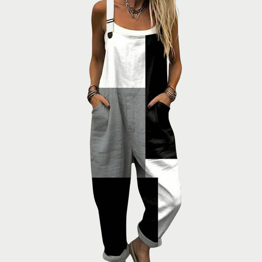 Bequeme Bedruckte Latzhose