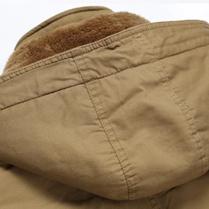 Elegante Gefütterte Baumwoll-Winterjacke