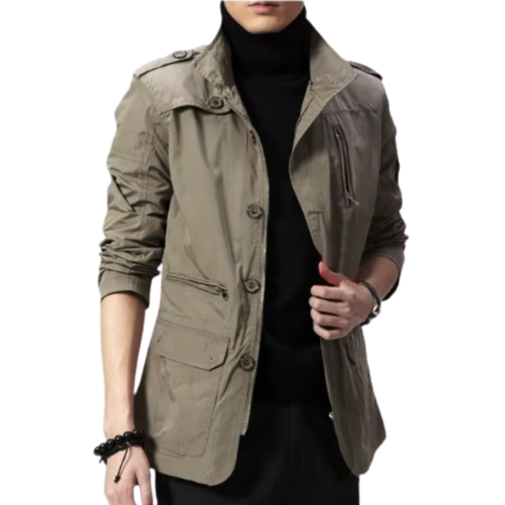 Elegante Winddichte Jacke