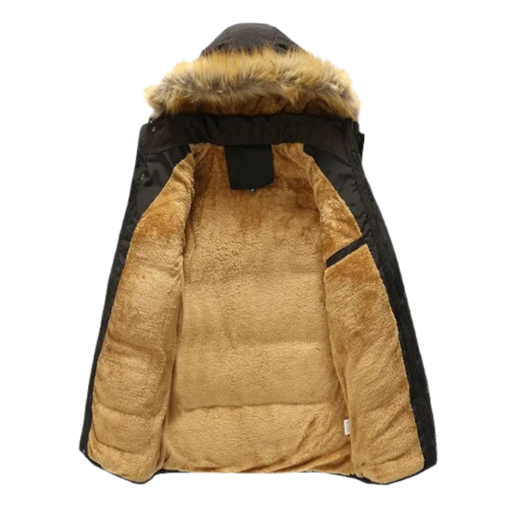 Elegante Gefütterte Fleece-Winterjacke