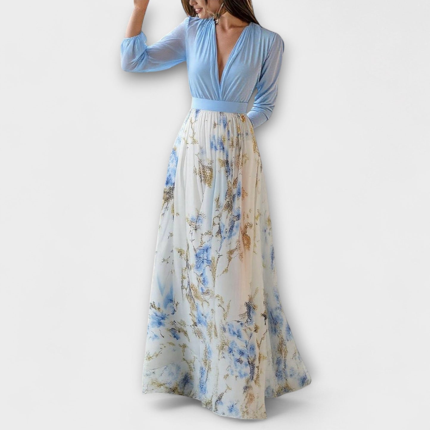 Harper – Elegantes Blumen-Maxikleid | Salzburg Mode