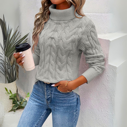 Giorgia™ |  Warmer gestrickter Rollkragenpullover für Damen