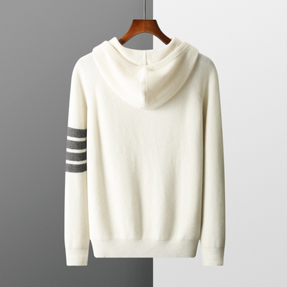 Milano Gestreiftes Strickwaren-Set – Elegantes Herren-Strick-Outfit