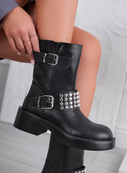 Schwarze Ankle Boots Premium