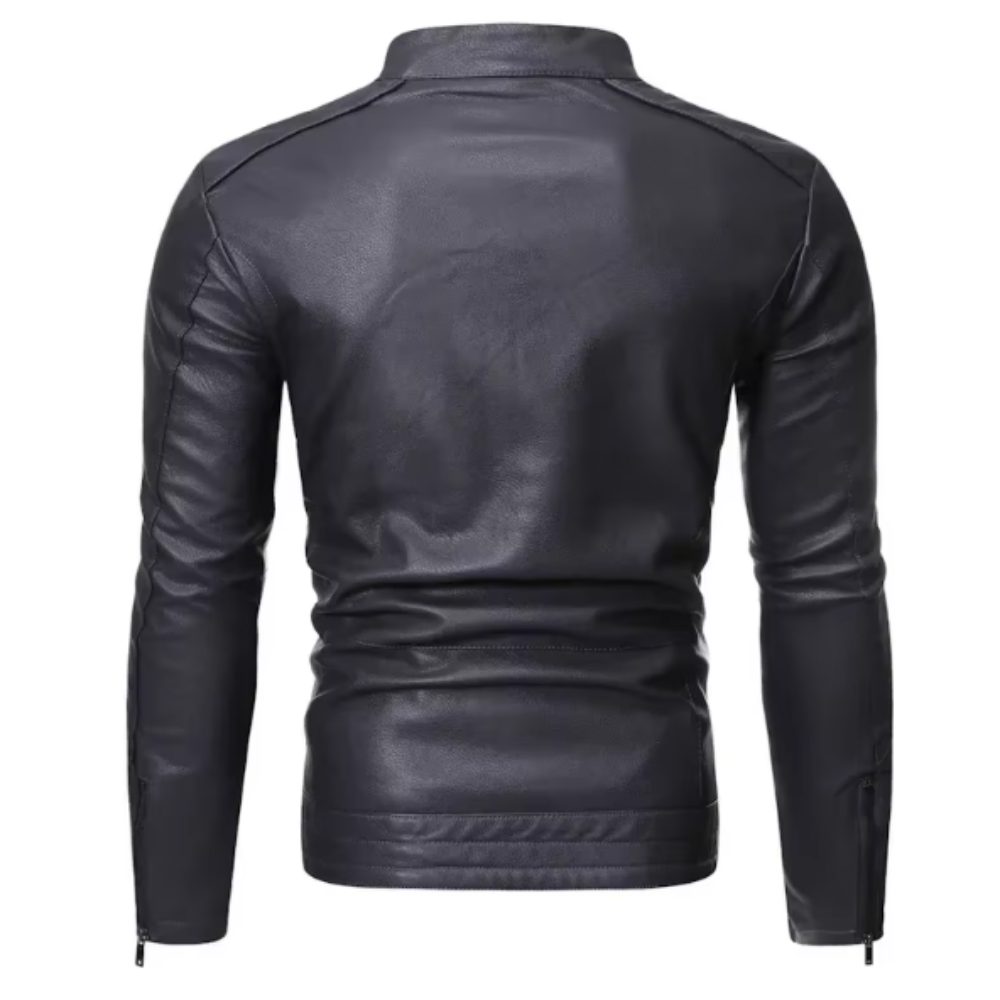 Elegante Slim-Fit Lederjacke