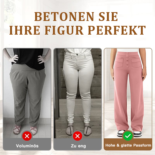 Nina - Hohe Taille Stretchhosen