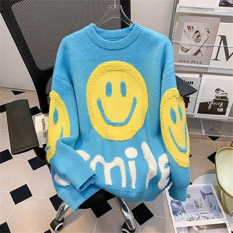 Sylvana™ – Großer Smiley Pullover für Damen