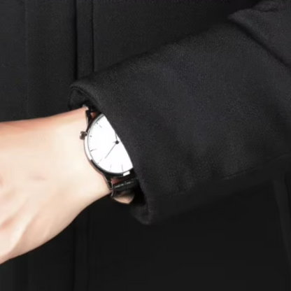 Elegante Lange Herren-Jacke