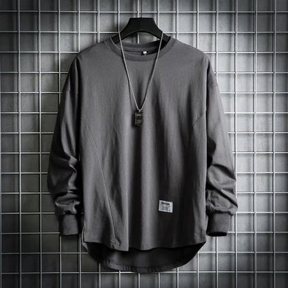 Heritage Drop-Hem Pullover