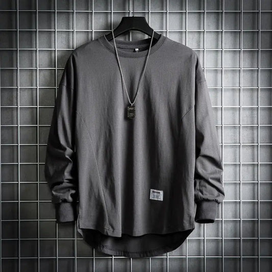 Heritage Drop-Hem Pullover