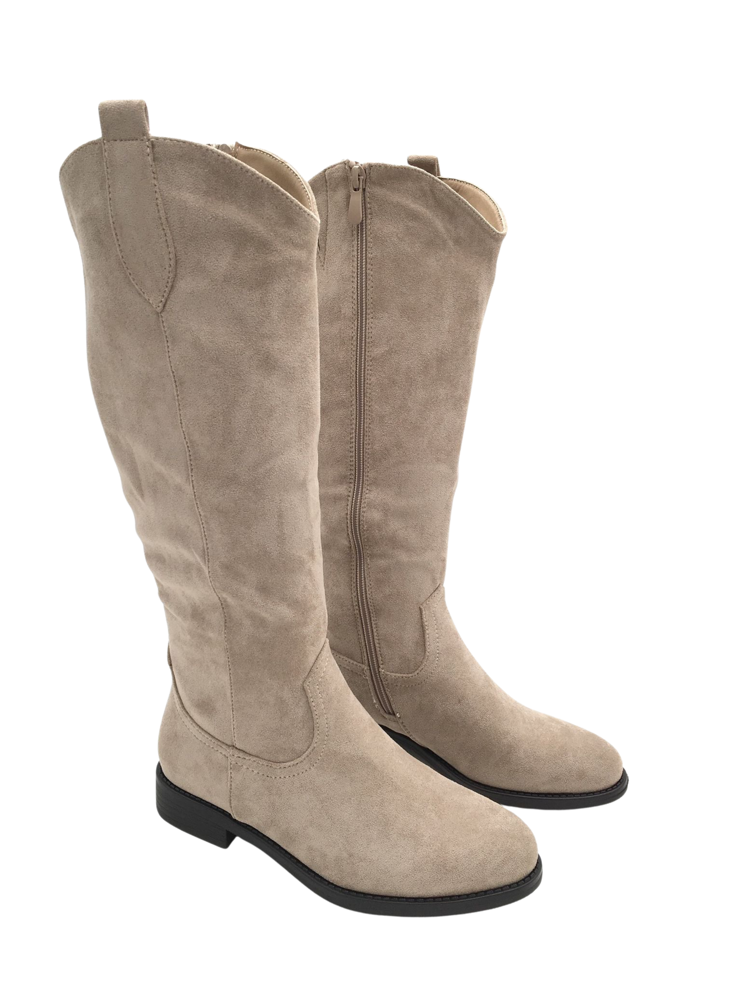 Larissa Taupe Stiefel