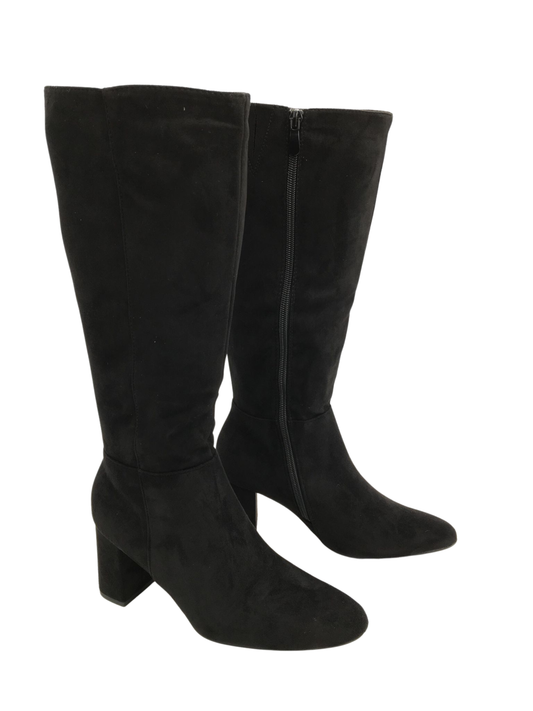 Marieke Stiefel mit Absatz Schwarz