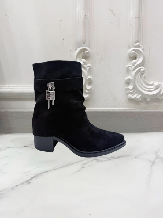Schwarze Ankle Boots Classic