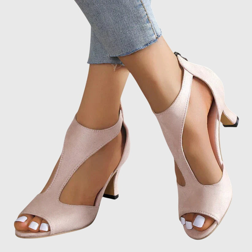 Delfina Orthopädische Absätze – Feminine Damen-Schuhe mit Blumendetail
