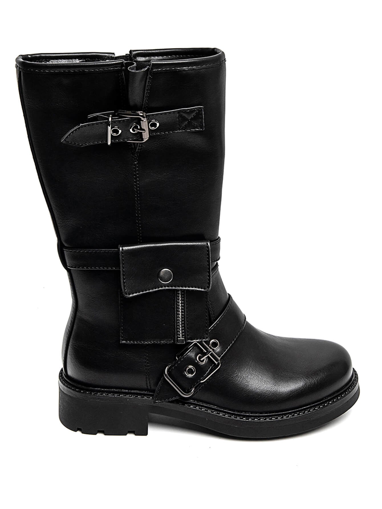 High Bag Schwarz Stiefel