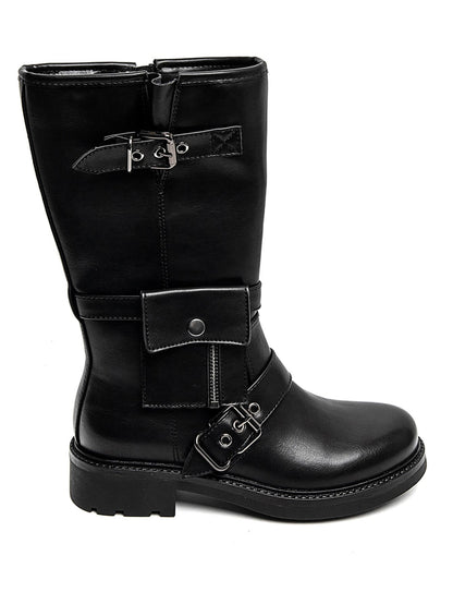 High Bag Schwarz Stiefel