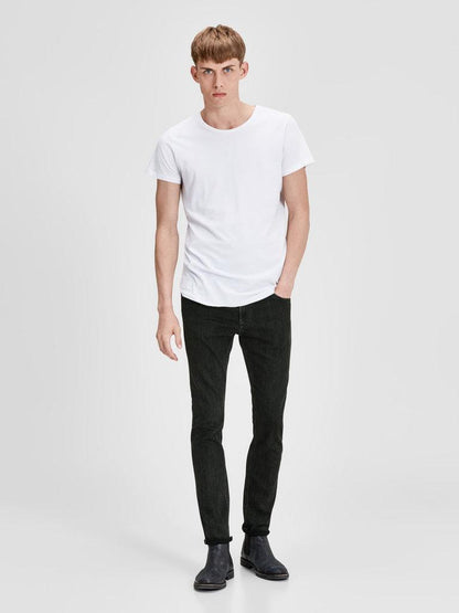 Jack & Jones Herren Jeans 5-Taschen Skinny-Fit Jeans in Grey Denim