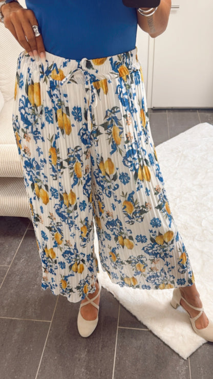 Plissee-Hose "Citrus" – Frische Farben für Ihren Sommer