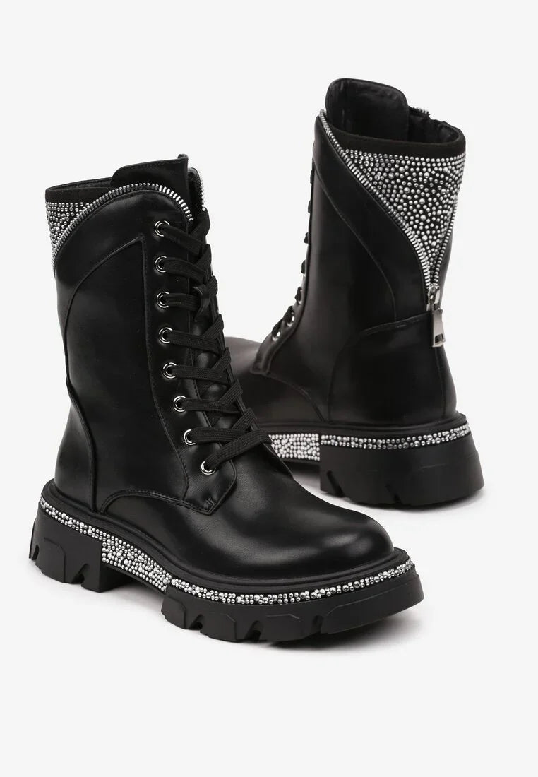 Schwarze Ankle Boots Aktion
