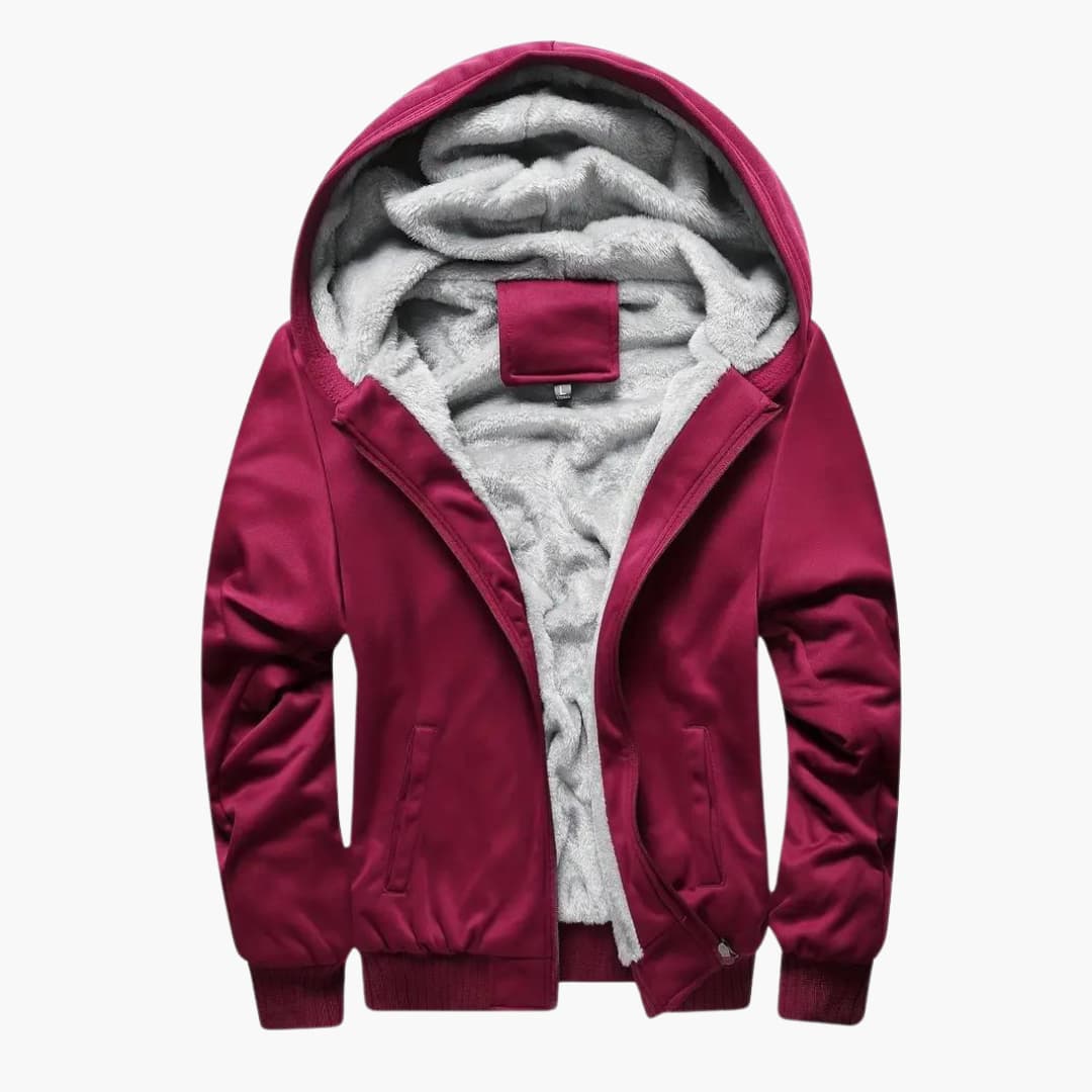 Weber | Herren Fleecejacke mit Kapuze