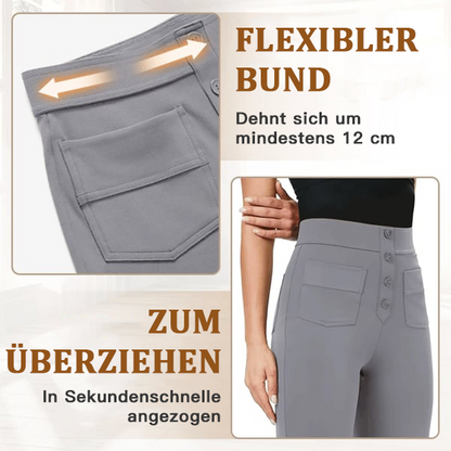 Nina - Hohe Taille Stretchhosen