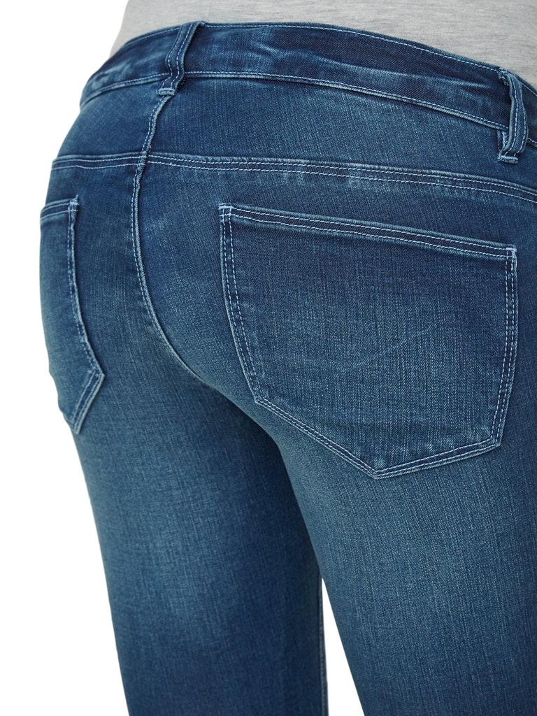 MAMALICIOUS Damen Jeans MLULRIKA SLIM RAW JEANS B.